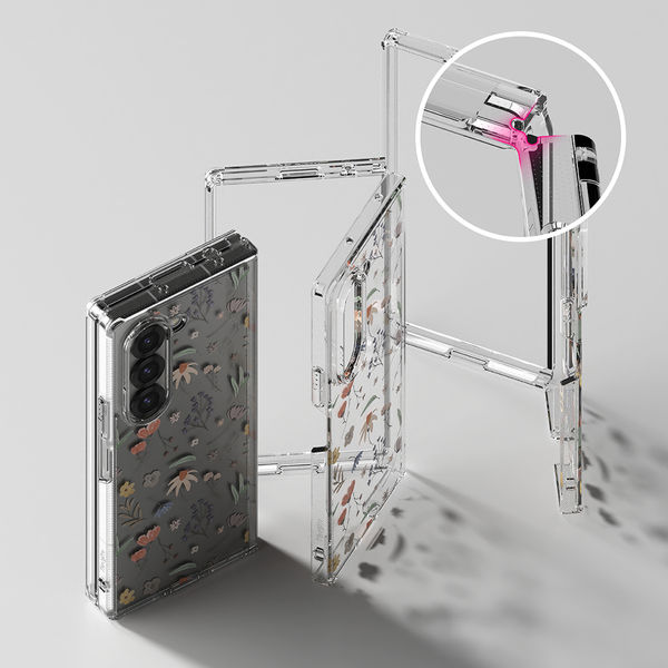 Ringke - Fusion Design - Samsung Galaxy Z Fold6 - Dry Flowers