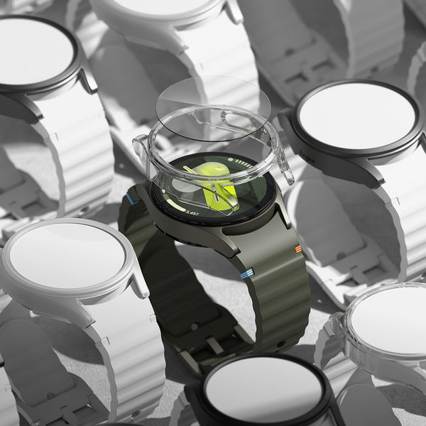 Ringke - Slim + Screen Protector - Samsung Galaxy Watch7 40mm - Titanium Black