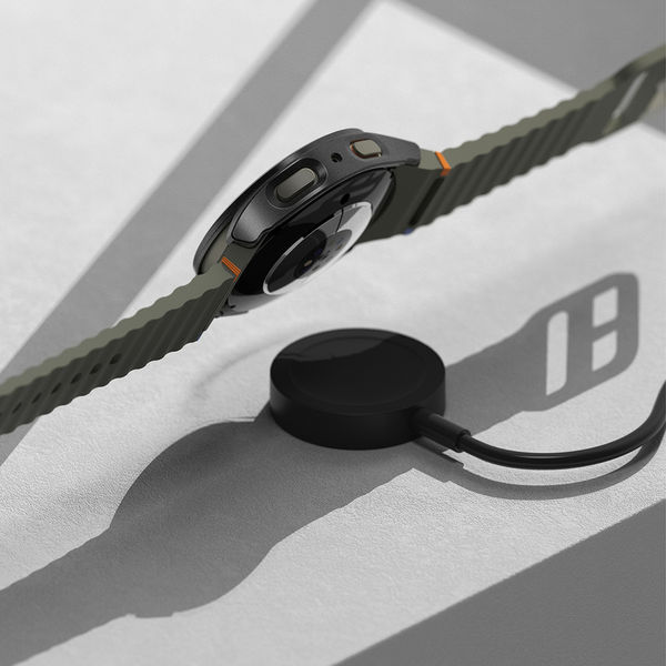 Ringke - Slim + Screen Protector - Samsung Galaxy Watch7 40mm - Titanium Black