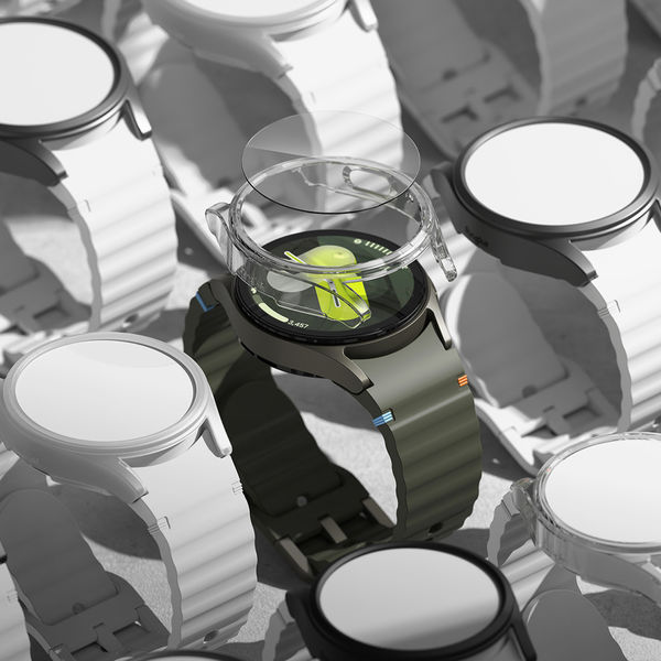 Ringke - Slim + Screen Protector - Samsung Galaxy Watch7 40mm - Alpine Clear