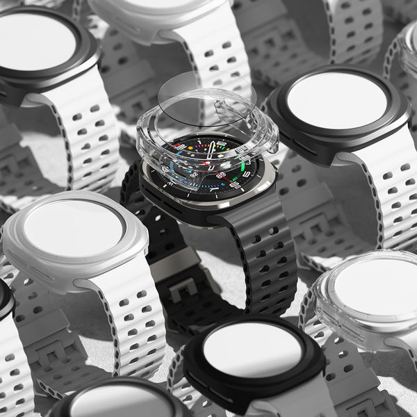 Ringke - Slim + Screen Protector - Samsung Galaxy Watch Ultra 47mm - Alpine Clear