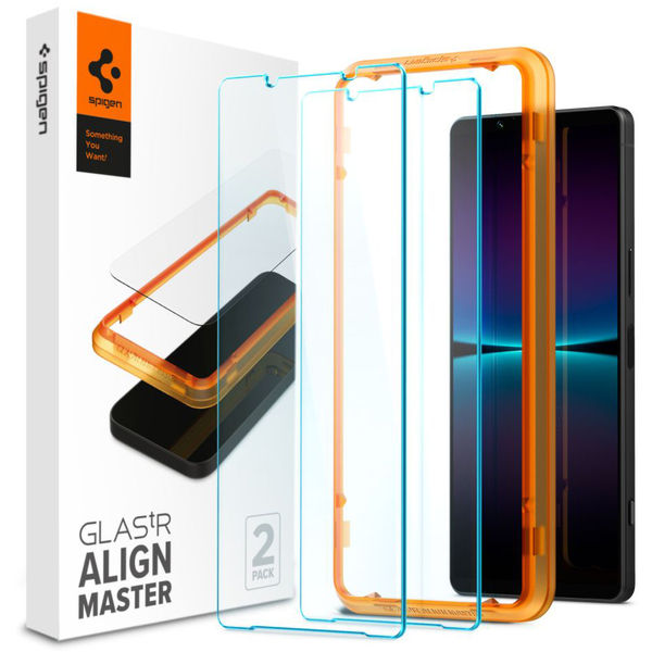 Spigen - Glas.tR Align Master (2 pack) - Sony Xperia 1 VI - Clear