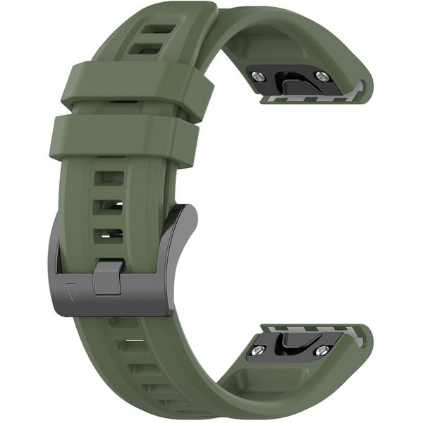 Techsuit - Watchband QuickFit 20mm (W060) - Instinct 2S/2S Solar/Approach S70 42mm/fenix 7S Pro Sapphire Solar - Dark Green