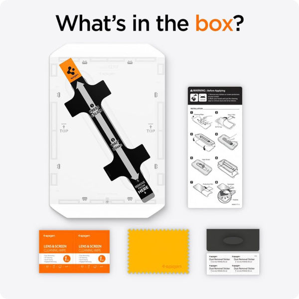 Spigen - Glas.TR EZ-FIT - iPad Air 11 (2024) - Clear