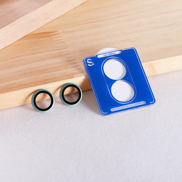 Lito - S+ Camera Glass Protector - iPhone 16 / iPhone 16 Plus - Teal