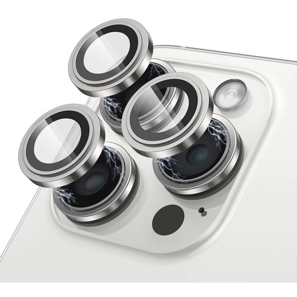 Lito - S+ Camera Glass Protector - iPhone 16 / iPhone 16 Plus - Silver Titanium