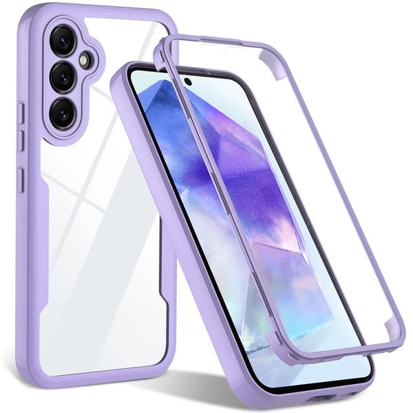 Techsuit - ColorVerse 360 Series + Screen Protector - Samsung Galaxy S24 FE - Purple