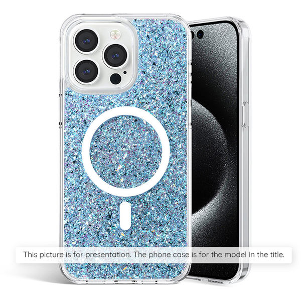 Techsuit - Sparkly Glitter - Motorola Edge 50 Pro - Blue