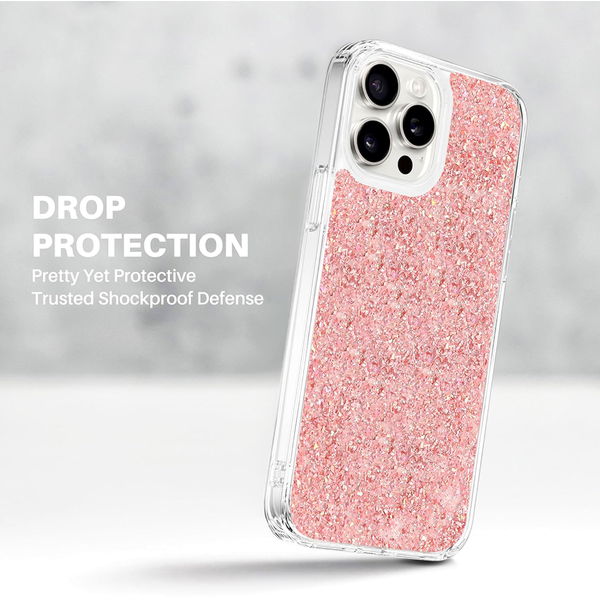 Techsuit - Sparkly Glitter - Motorola Edge 50 Pro - Blue