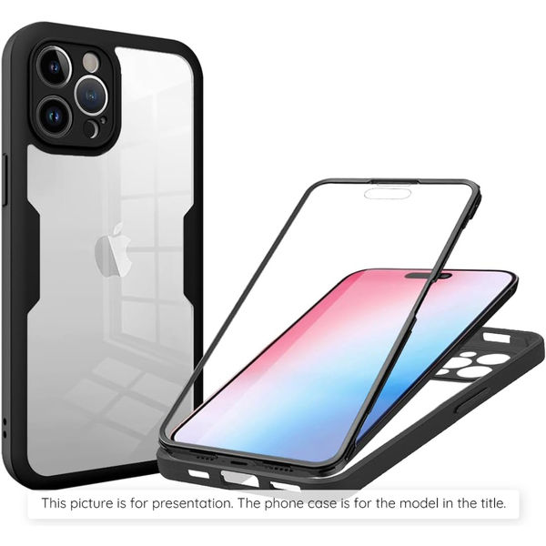 Techsuit - ColorVerse 360 Series + Screen Protector - Xiaomi Poco F6 - Black