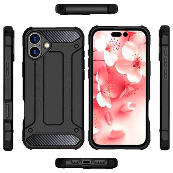 Techsuit - Hybrid Armor - iPhone 16 Pro Max - Black