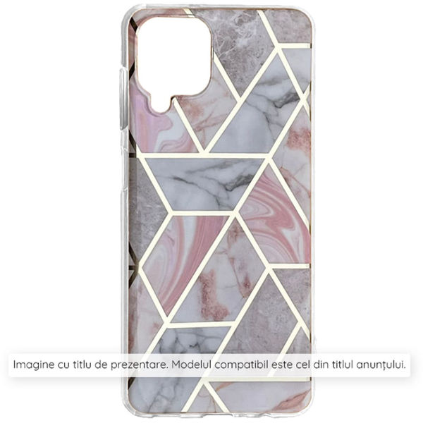 Techsuit - Marble Series - iPhone 16 Plus - Pink Hex