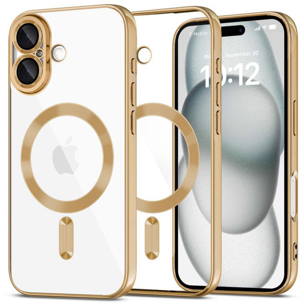 Techsuit - Luxury Crystal MagSafe - iPhone 16 - Gold
