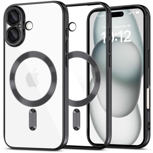 Techsuit - Luxury Crystal MagSafe - iPhone 16 Plus - Black