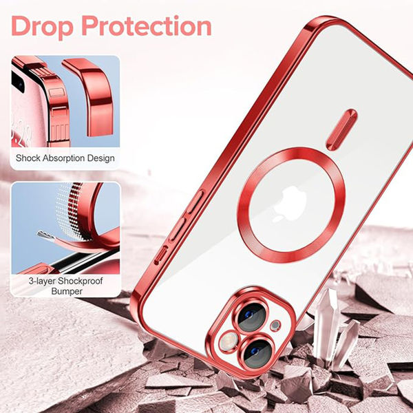 Techsuit - Luxury Crystal MagSafe - iPhone 16 Plus - Pink