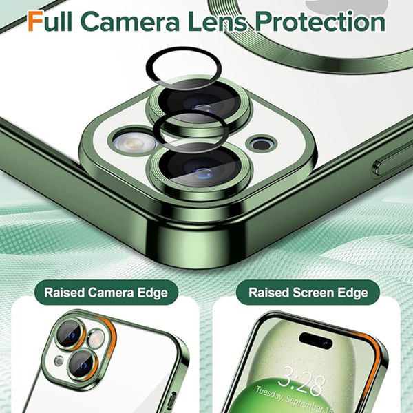 Techsuit - Luxury Crystal MagSafe - iPhone 16 Plus - Light Green