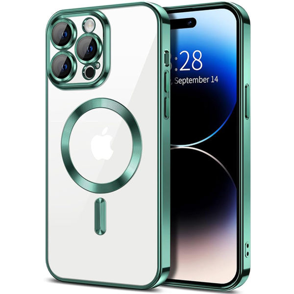 Techsuit - Luxury Crystal MagSafe - iPhone 16 Pro - Light Green