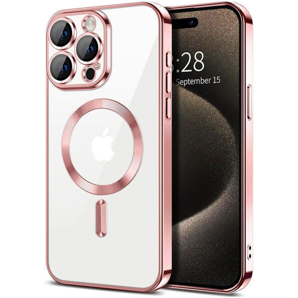 Techsuit - Luxury Crystal MagSafe - iPhone 16 Pro Max - Pink