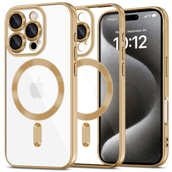 Techsuit - Luxury Crystal MagSafe - iPhone 16 Pro Max - Gold