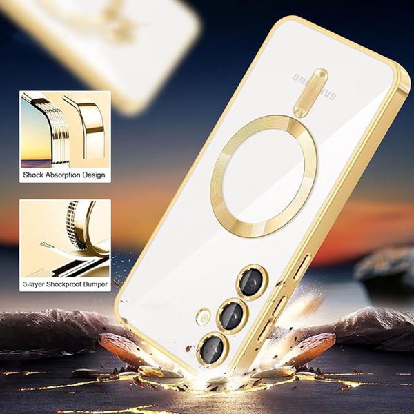 Techsuit - Luxury Crystal MagSafe - Samsung Galaxy A35 5G - Gold
