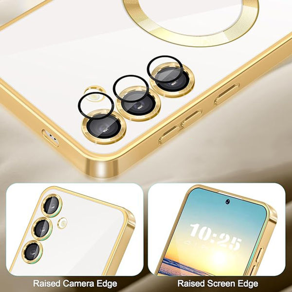 Techsuit - Luxury Crystal MagSafe - Samsung Galaxy A55 5G - Gold