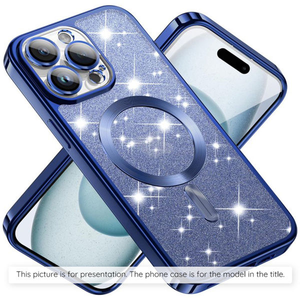 Techsuit - Luxury Glitter MagSafe - Samsung Galaxy A15 4G / A15 5G - Deep Blue