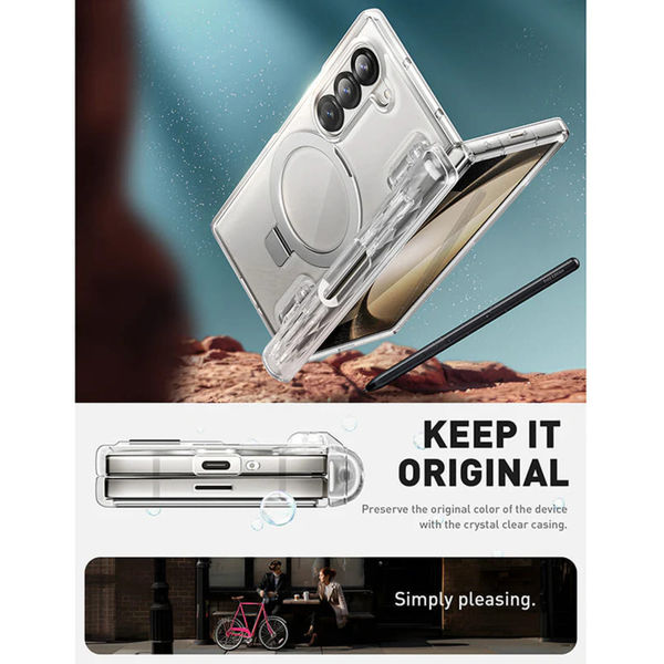 i-Blason - Cosmo Pro MagSafe - Samsung Galaxy Z Fold6 - Clear