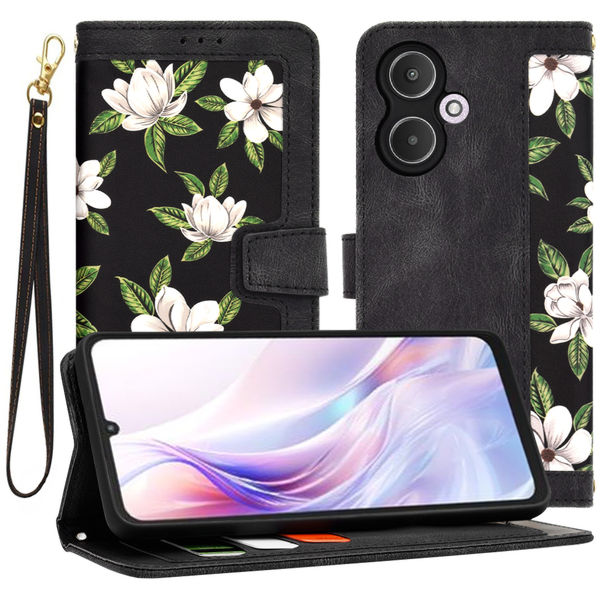 Techsuit - FlipCraft - Xiaomi Redmi 13C 5G - Flowers of the Dawn