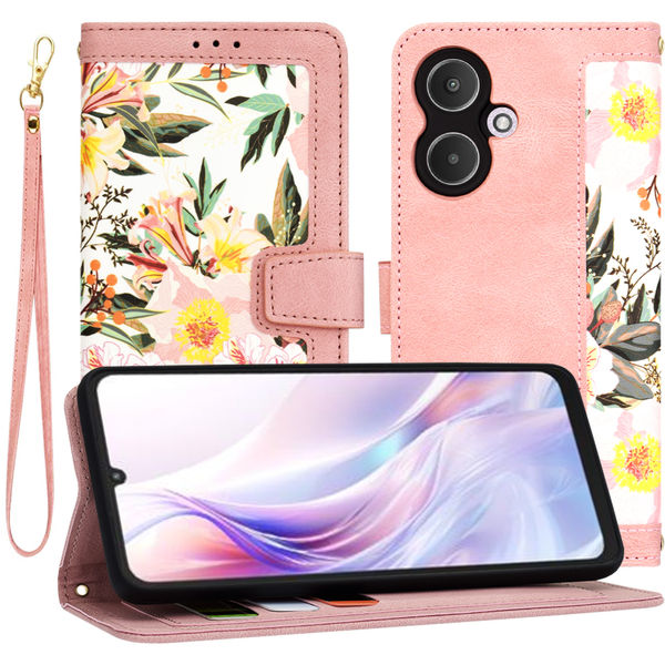 Techsuit - FlipCraft - Xiaomi Redmi 13C 5G - Sweetheart Pink