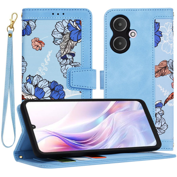 Techsuit - FlipCraft - Xiaomi Redmi 13C 5G - Vibrant Blue