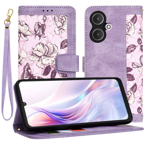 Techsuit - FlipCraft - Xiaomi Redmi 13C 5G - Mysterious Purple