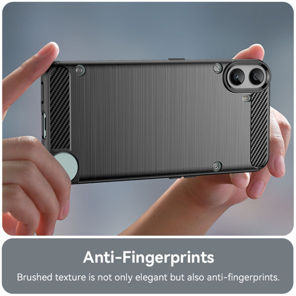 Techsuit - Carbon Silicone - Nothing CMF Phone 1 - Black