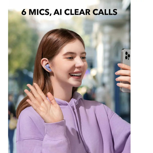 Anker - Wireless Earbuds SoundCore P40i (A3955GQ1) - TWS, Noise Cancelling, Bluetooth 5.2, Touch Control - Purple