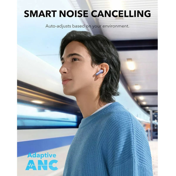 Anker - Wireless Earbuds SoundCore P40i (A3955GQ1) - TWS, Noise Cancelling, Bluetooth 5.2, Touch Control - Purple