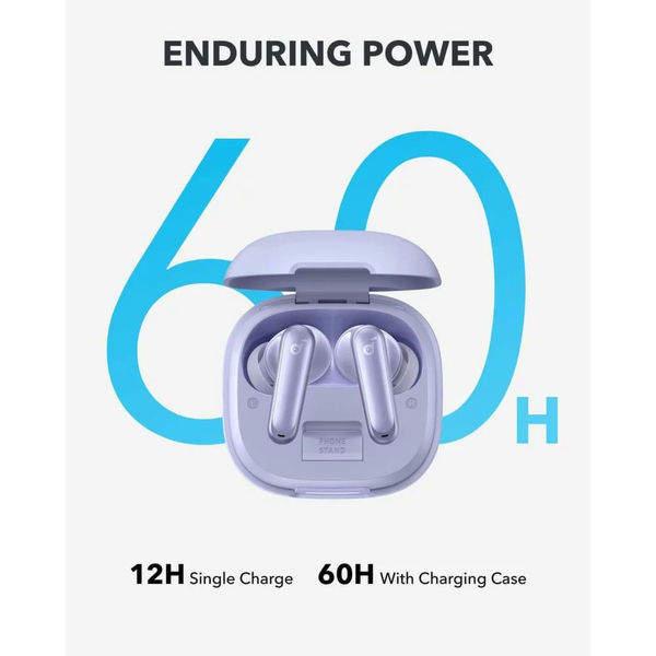 Anker - Wireless Earbuds SoundCore P40i (A3955GQ1) - TWS, Noise Cancelling, Bluetooth 5.2, Touch Control - Purple