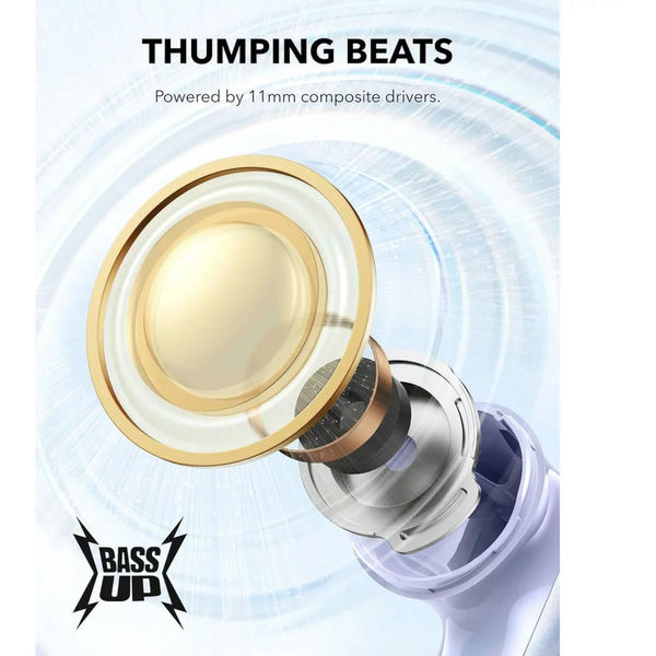 Anker - Wireless Earbuds SoundCore P40i (A3955GQ1) - TWS, Noise Cancelling, Bluetooth 5.2, Touch Control - Purple