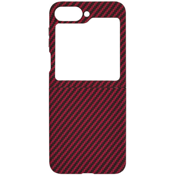 Techsuit - Carbonite FiberShell - Samsung Galaxy Z Flip6 - Red