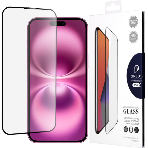 Dux Ducis - Tempered Glass - iPhone 16 Plus - Black