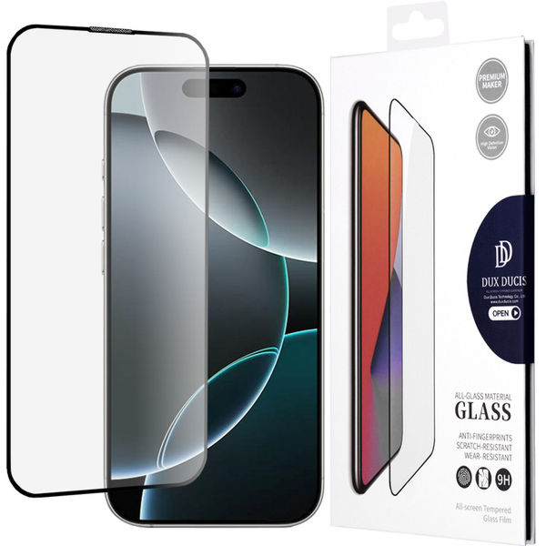 Dux Ducis - Tempered Glass - iPhone 16 Pro - Black