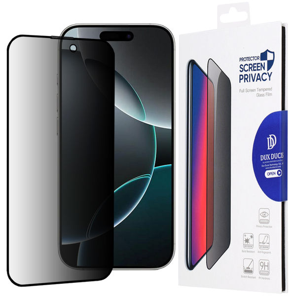 Dux Ducis - Tempered Glass Privacy - iPhone 16 Pro - Black