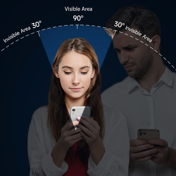 Dux Ducis - Tempered Glass Privacy - iPhone 16 Pro - Black