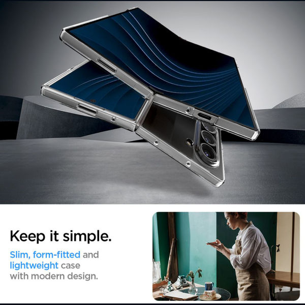 Spigen - Air Skin - Samsung Galaxy Z Fold6 - Crystal Clear