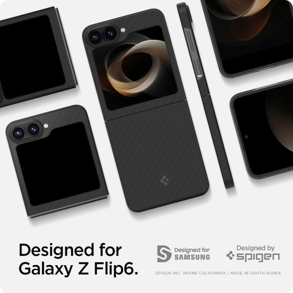Spigen - Air Skin - Samsung Galaxy Z Flip6 - Aramid Black