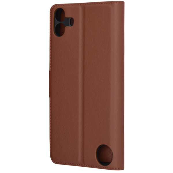 Techsuit - Leather Folio - Nothing CMF Phone 1 - Brown