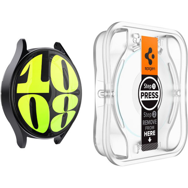 Spigen - Glas.tR EZ Fit (2 pack) - Samsung Galaxy Watch7 40mm - Clear