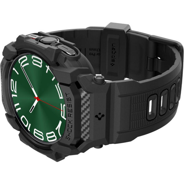 Spigen - Rugged Armor Pro - Samsung Galaxy Watch Ultra 47mm - Black