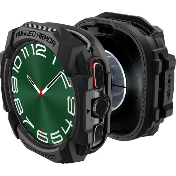 Spigen - Rugged Armor - Samsung Galaxy Watch Ultra 47mm - Black