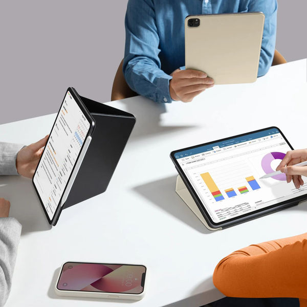 Tomtoc - Inspire Mode Folio (B52A2W1) - iPad Pro 11 (2024) - Ivory White