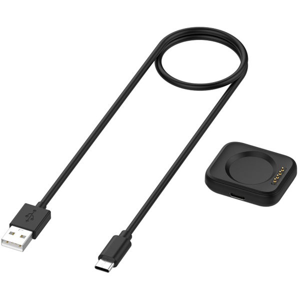 Techsuit - SmartWatch Wireless Charging Cable (TXC8) - for Oppo Watch X/ 4 Pro/3 Pro/ SE/2R - Black