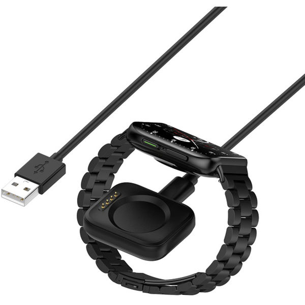 Techsuit - SmartWatch Wireless Charging Cable (TXC8) - for Oppo Watch X/ 4 Pro/3 Pro/ SE/2R - Black